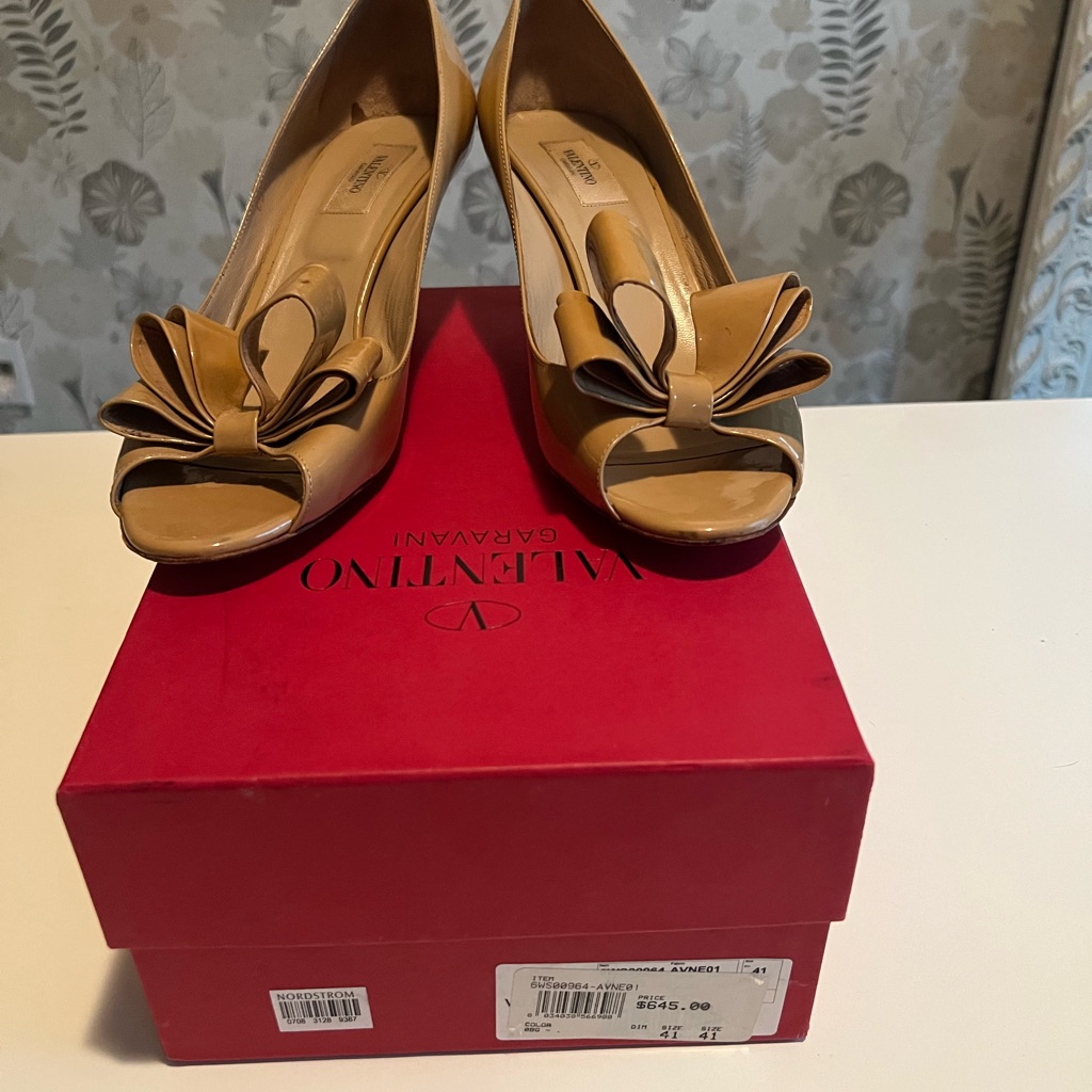 Valentino Bow Kitten Heels